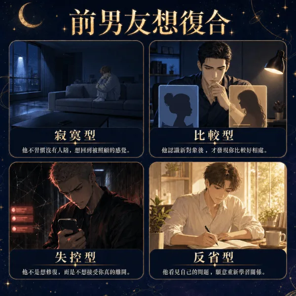 前男友想復合-4種狀態說明